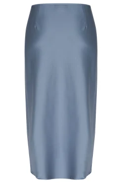 HafiaSZ High-waisted Satin Skirt-