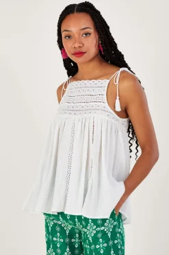 Halter High Neck Detail Cami