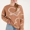Heart Print 'Amour' Jumper