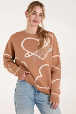 Heart Print 'Amour' Jumper