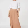 High Waist Pleated Knit Skirt