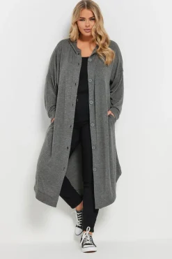 Hooded Maxi Cardigan