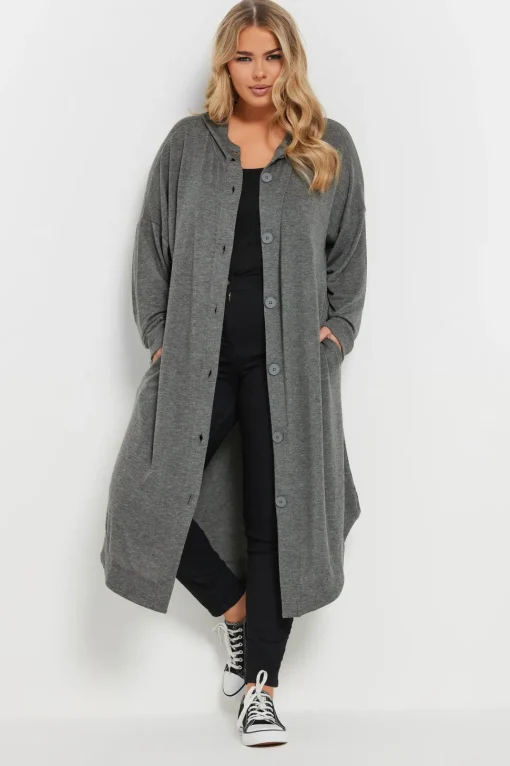 Hooded Maxi Cardigan