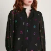 Hope Heart Sequin Blouse