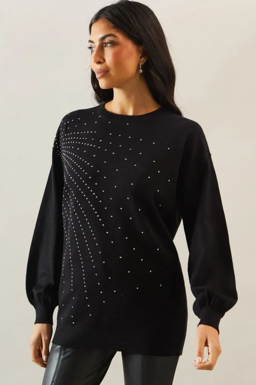 Hot Fix Embellished Tunic
