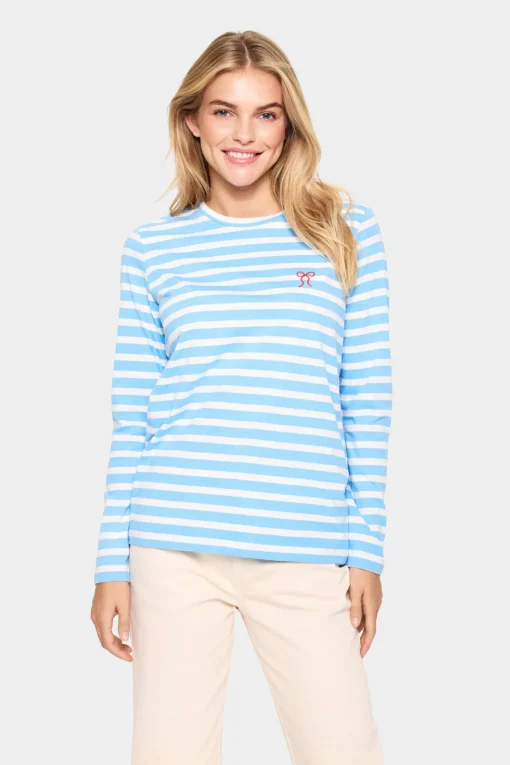 IdaliaSZ LS T-Shirt Long Sleeve T-shirt-Striped