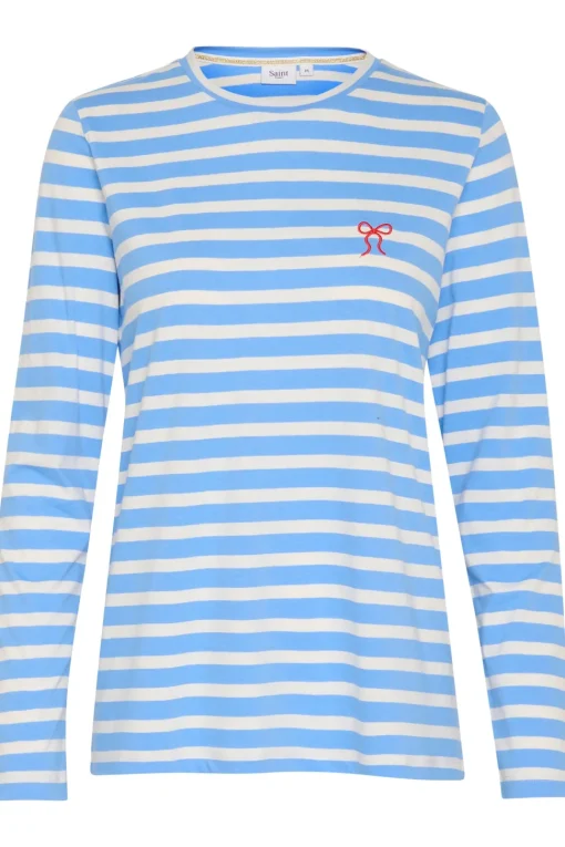 IdaliaSZ LS T-Shirt Long Sleeve T-shirt-Striped