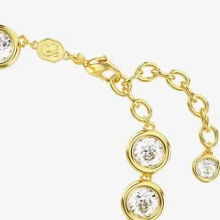 Imber Gold Plated White Crystal Bracelet 5682586