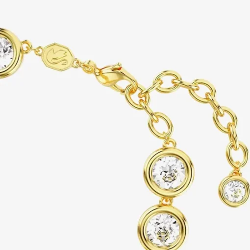 Imber Gold Plated White Crystal Bracelet 5682586