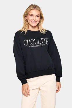 InezSZ Long Sleeve Printed Sweatshirt-