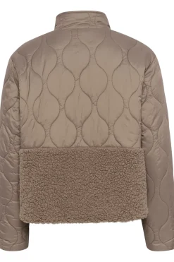 IsodoraSZ Quilted Teddy Fabric Jacket-