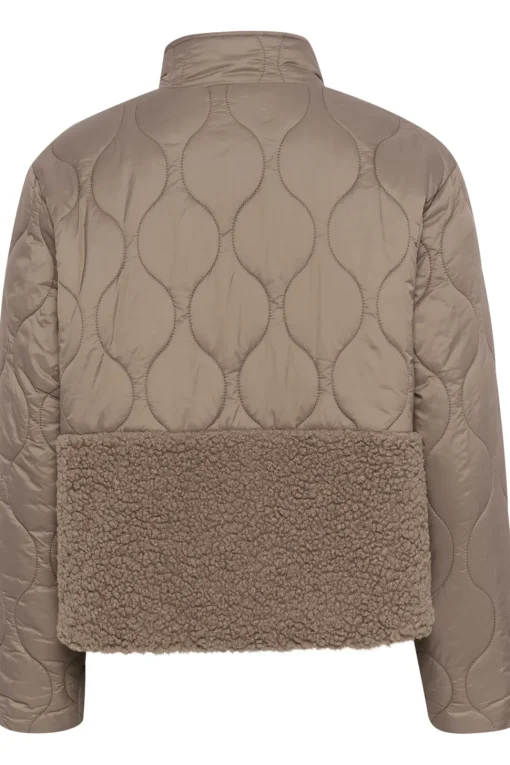 IsodoraSZ Quilted Teddy Fabric Jacket-