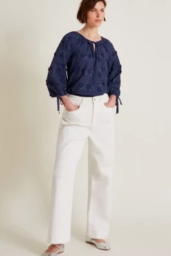 Ivy Floral Embroidered Blouse