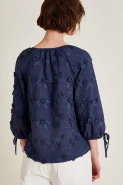 Ivy Floral Embroidered Blouse