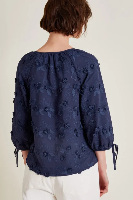 Ivy Floral Embroidered Blouse