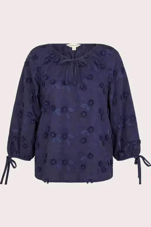 Ivy Floral Embroidered Blouse