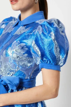 Jacquard Shirt Dress
