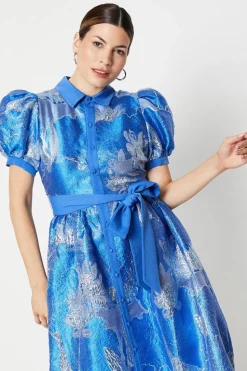 Jacquard Shirt Dress