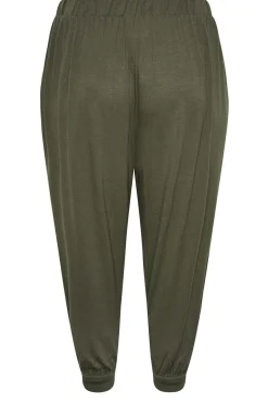 Jersey Cropped Harem Trousers