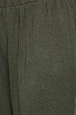 Jersey Cropped Harem Trousers
