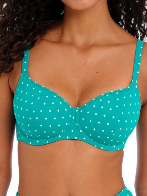 Jewel Cove Sweetheart Bikini Top - Marine Marine