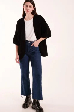 Knitted Mid Length Cardigan