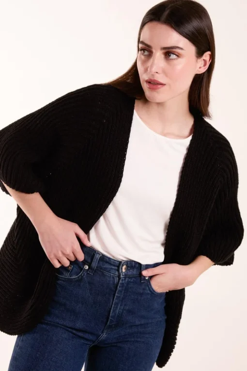 Knitted Mid Length Cardigan