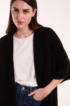 Knitted Mid Length Cardigan