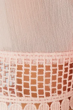 Lace Cuff Overlay Top