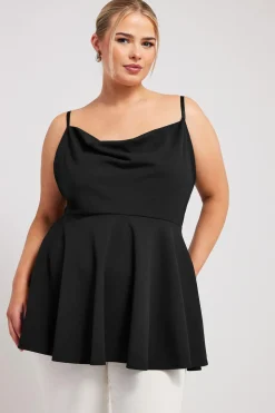 Lace Peplum Top