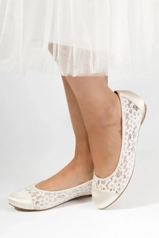 Lace 'Sweetie' Flat Pumps