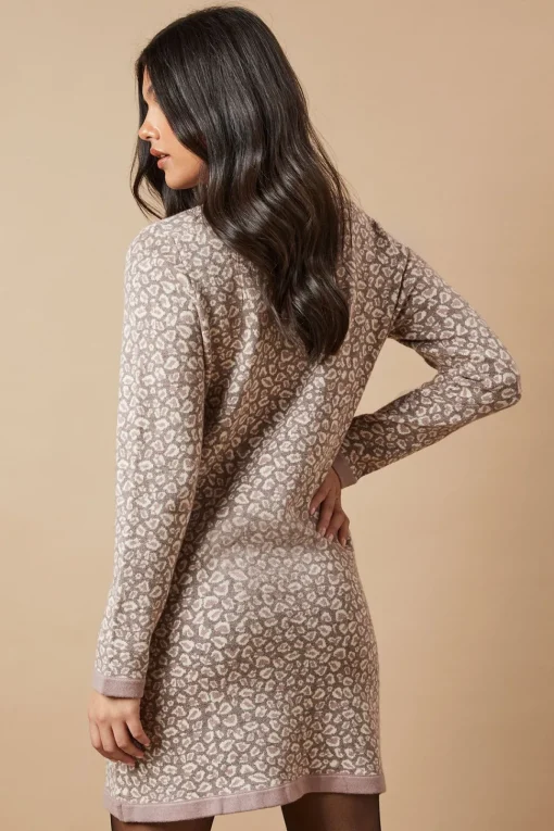Leopard Print Mini Dress