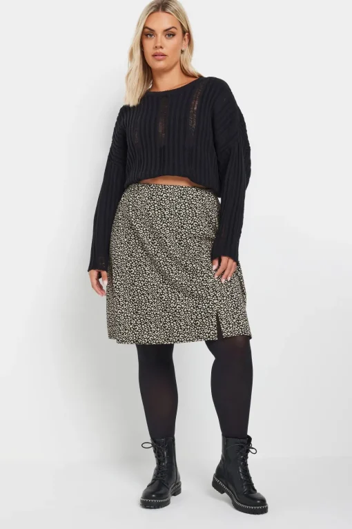 Leopard Print Mini Skirt
