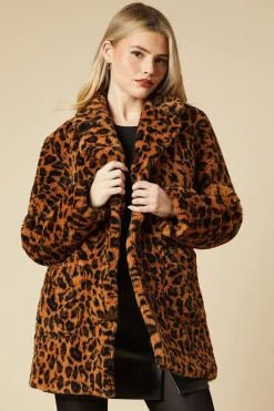 Leopard Teddy Coat