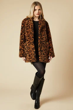 Leopard Teddy Coat