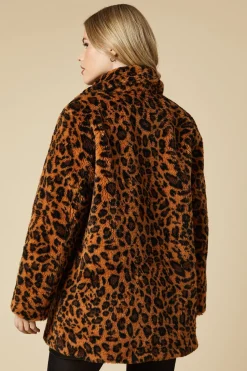 Leopard Teddy Coat