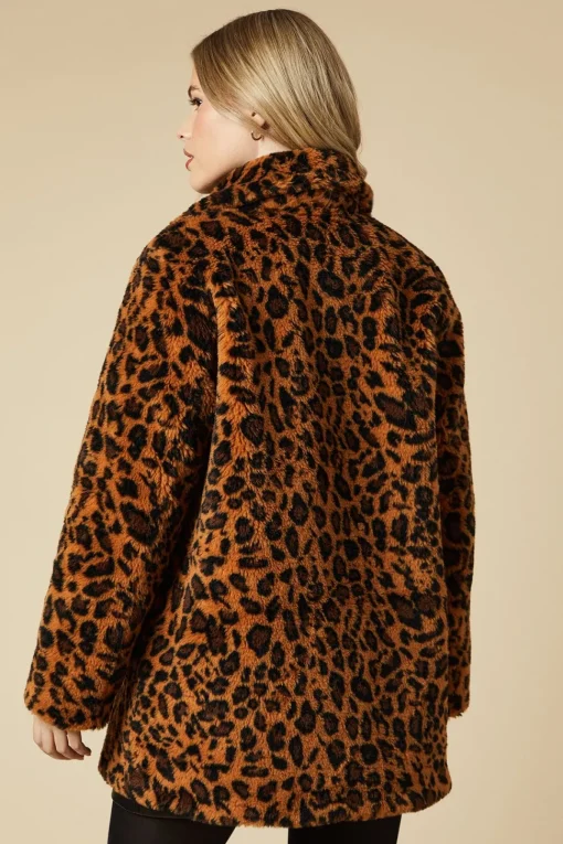 Leopard Teddy Coat