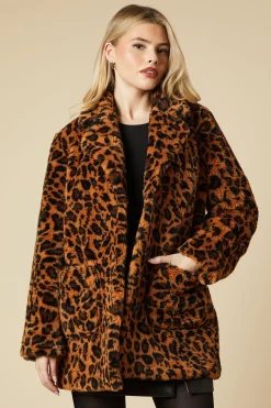 Leopard Teddy Coat