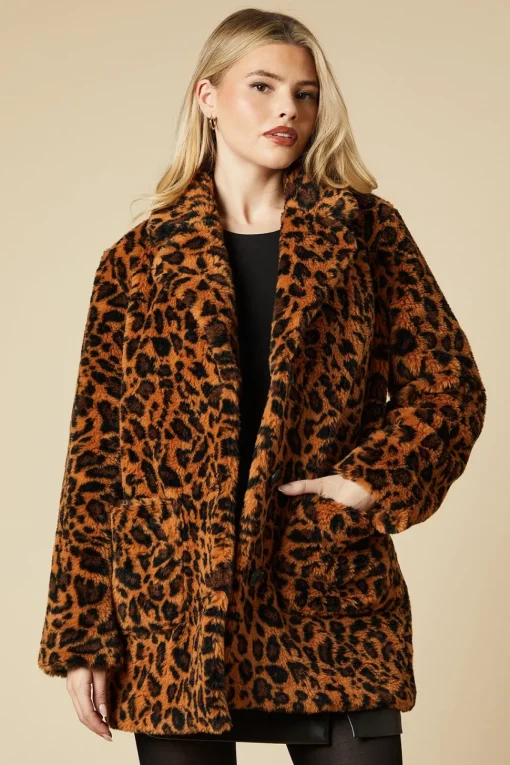 Leopard Teddy Coat