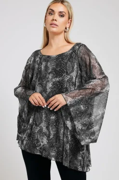 Long Sleeve Asymmetrical Blouse