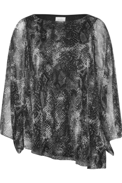 Long Sleeve Asymmetrical Blouse