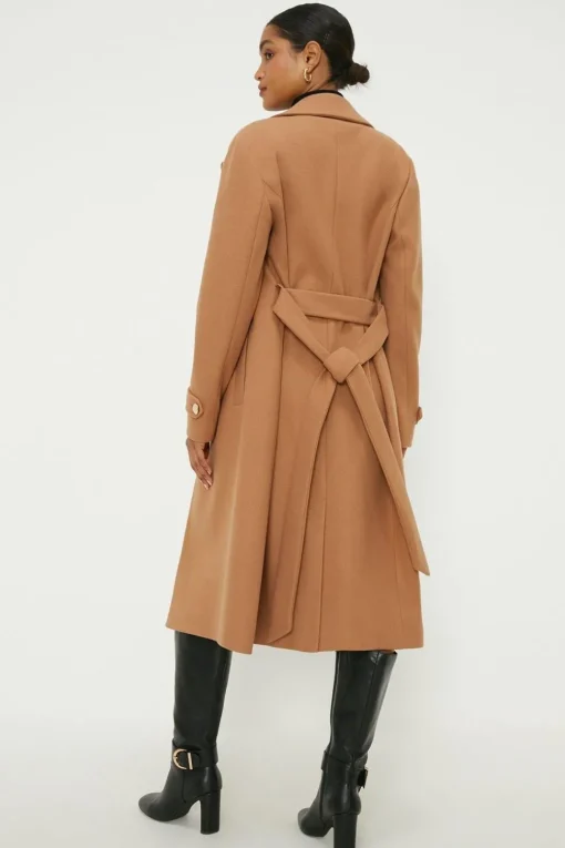 Longline Belted Coat