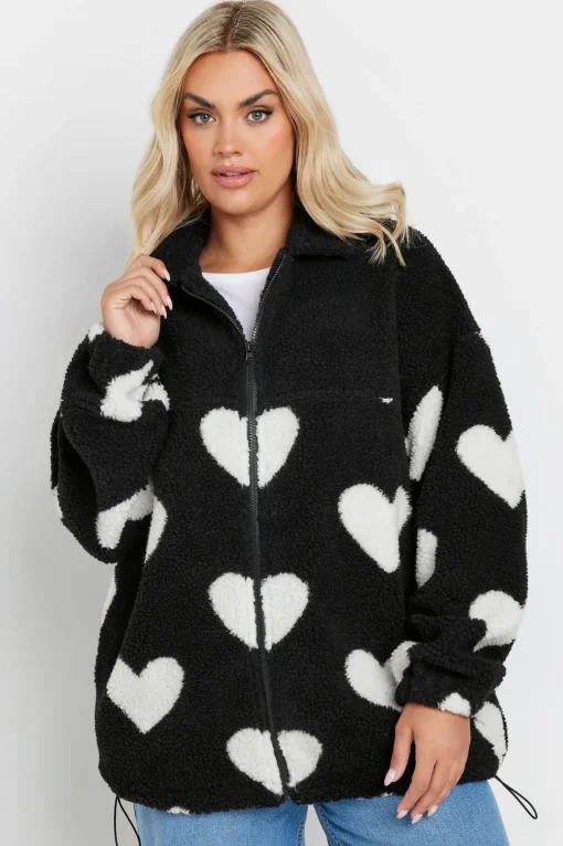 Love Heart Fleece Jacket