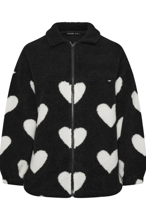 Love Heart Fleece Jacket
