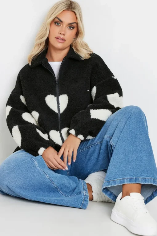 Love Heart Fleece Jacket