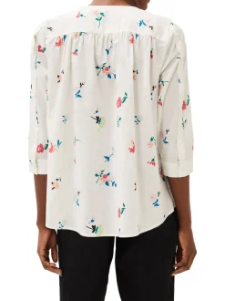 Luca Floral Cotton Blouse-Floral