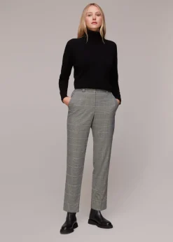 Lucie Check Cigarette Trouser-