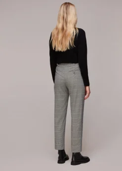 Lucie Check Cigarette Trouser-