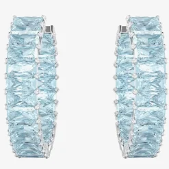 Matrix Blue Hoop Earrings 5659037
