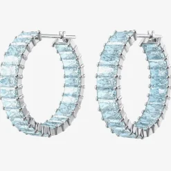 Matrix Blue Hoop Earrings 5659037